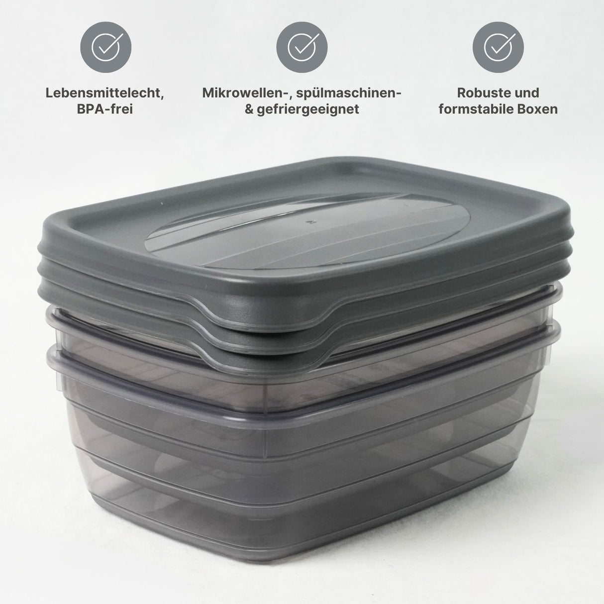 28-tlg. Frischhaltedosen-Set Vorratsdosen Meal-Prep-Dosen Gefrierdosen