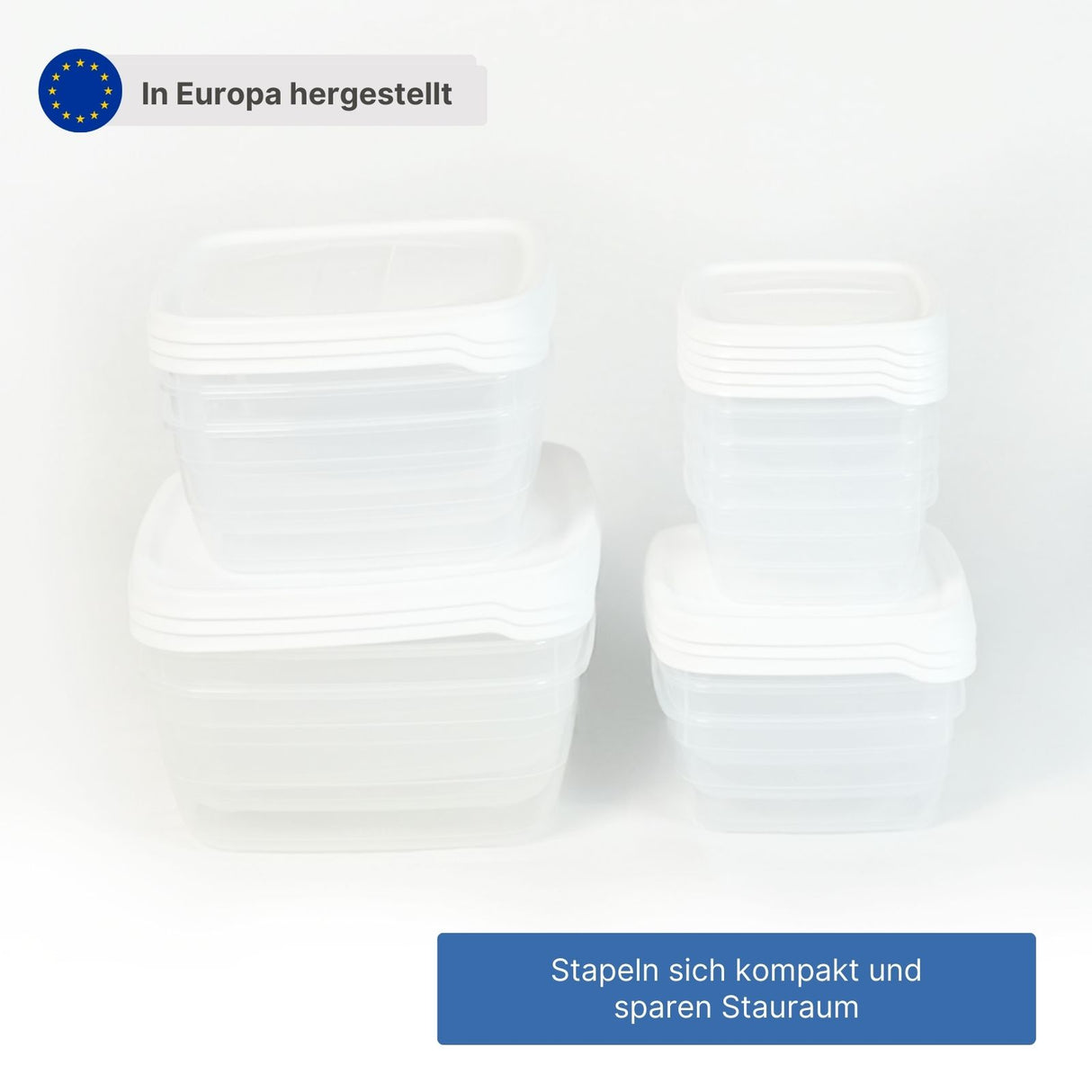 14-tlg. Frischhaltedosen-Set Meal-Prep-Dosen Vorratsdosen Gefrierdosen