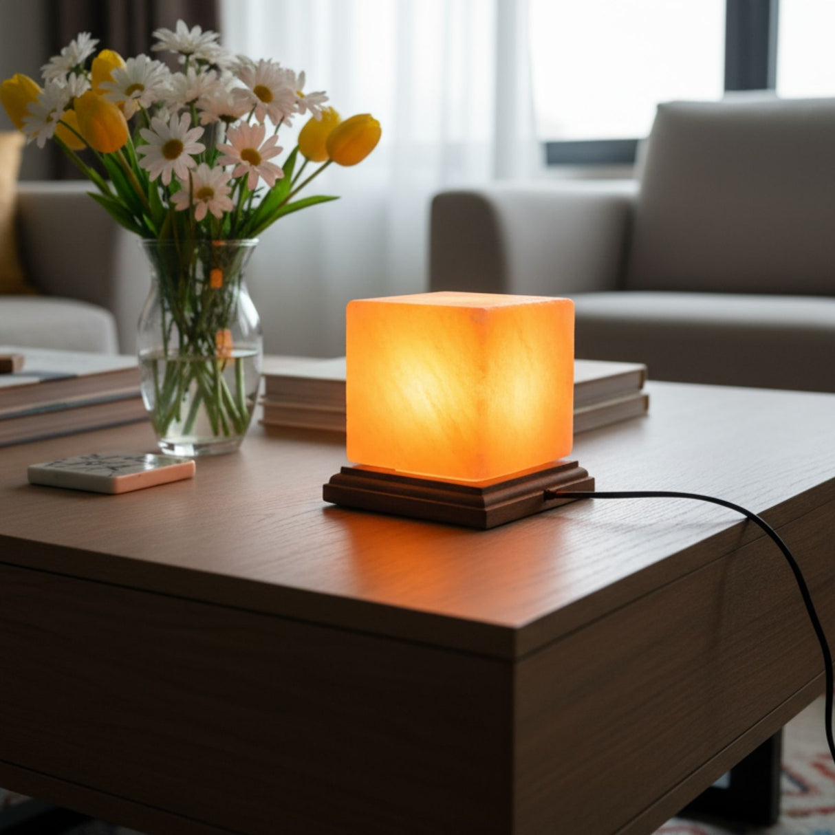 Himalaya-Salzlampe Dekotischlampe Salzkristalllampe Kristallsalzleuchte