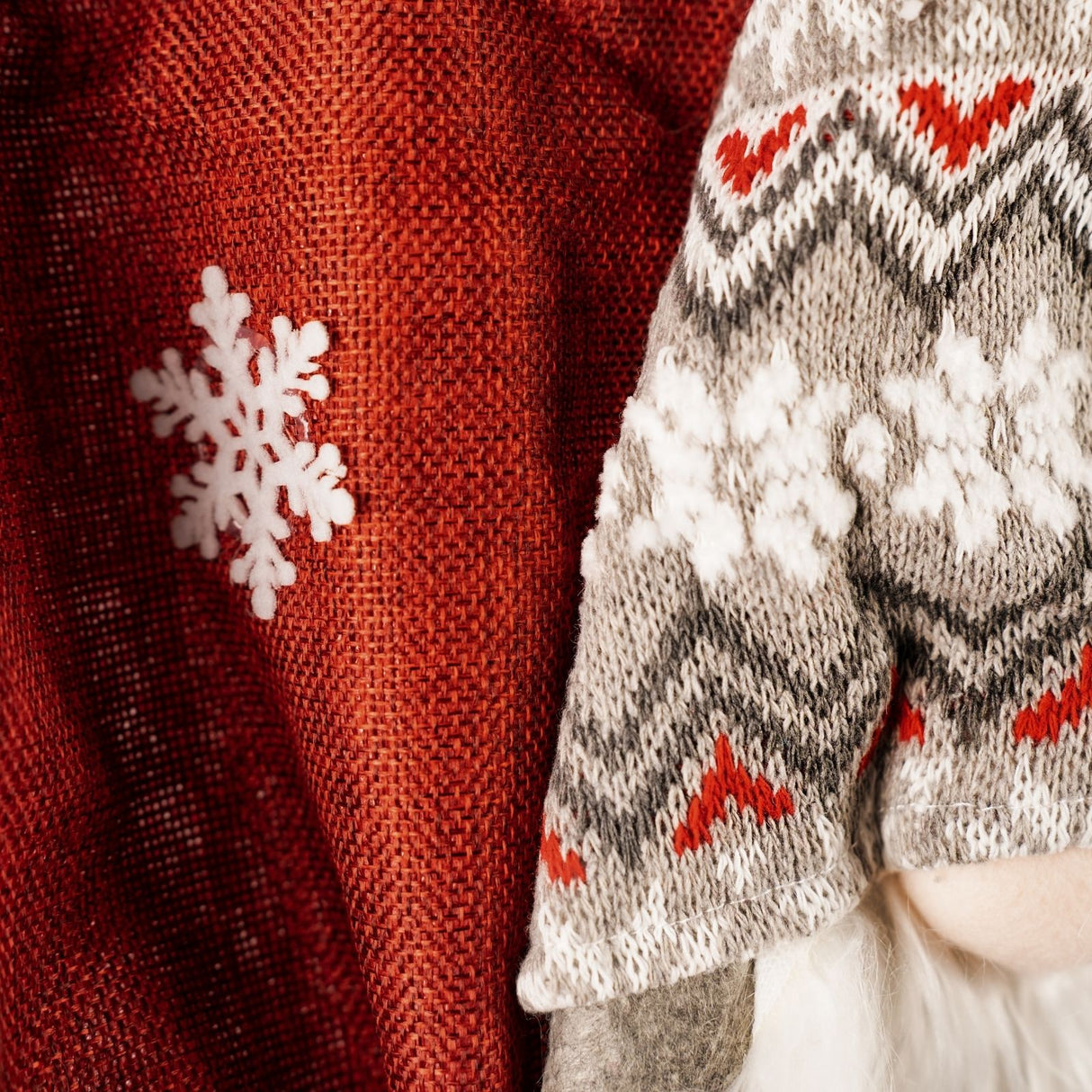 Stuhlhusse mit Wichtel Weihnachts-Stuhldeko Stuhlbezug Stuhlüberzug