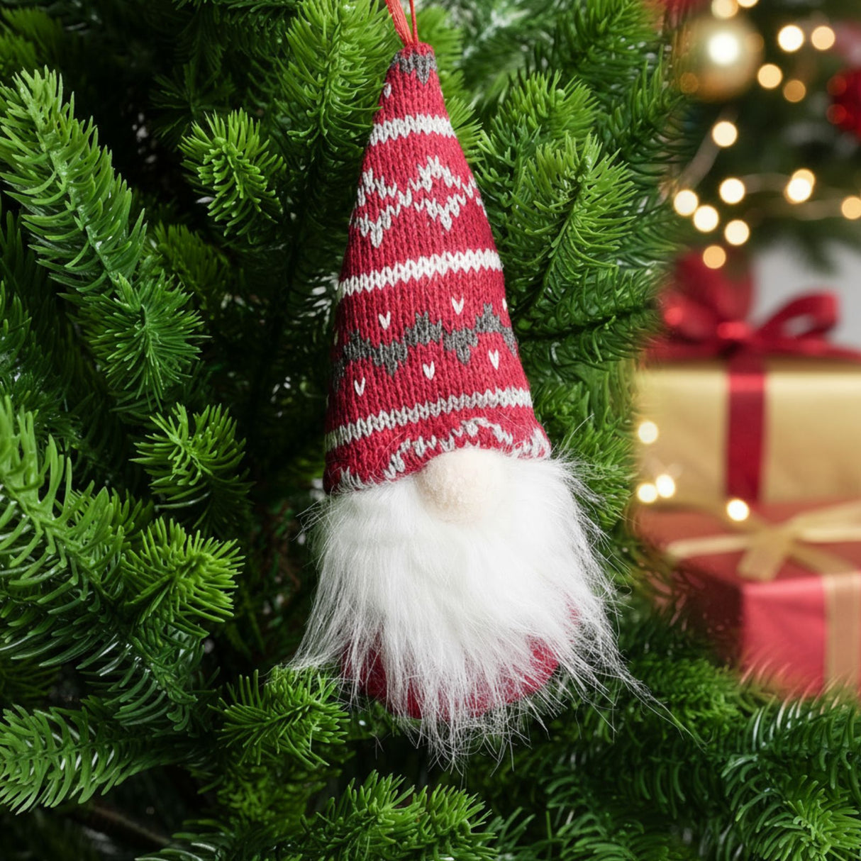 4er-Set Hängender Wichtel Weihnachtswichtel Gnom Weihnachtsdekoration