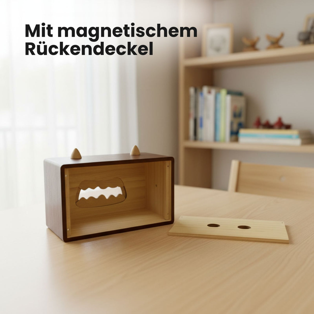 Holz-Taschentuchbox Taschentuchspender Kosmetiktuchbox Dekobox