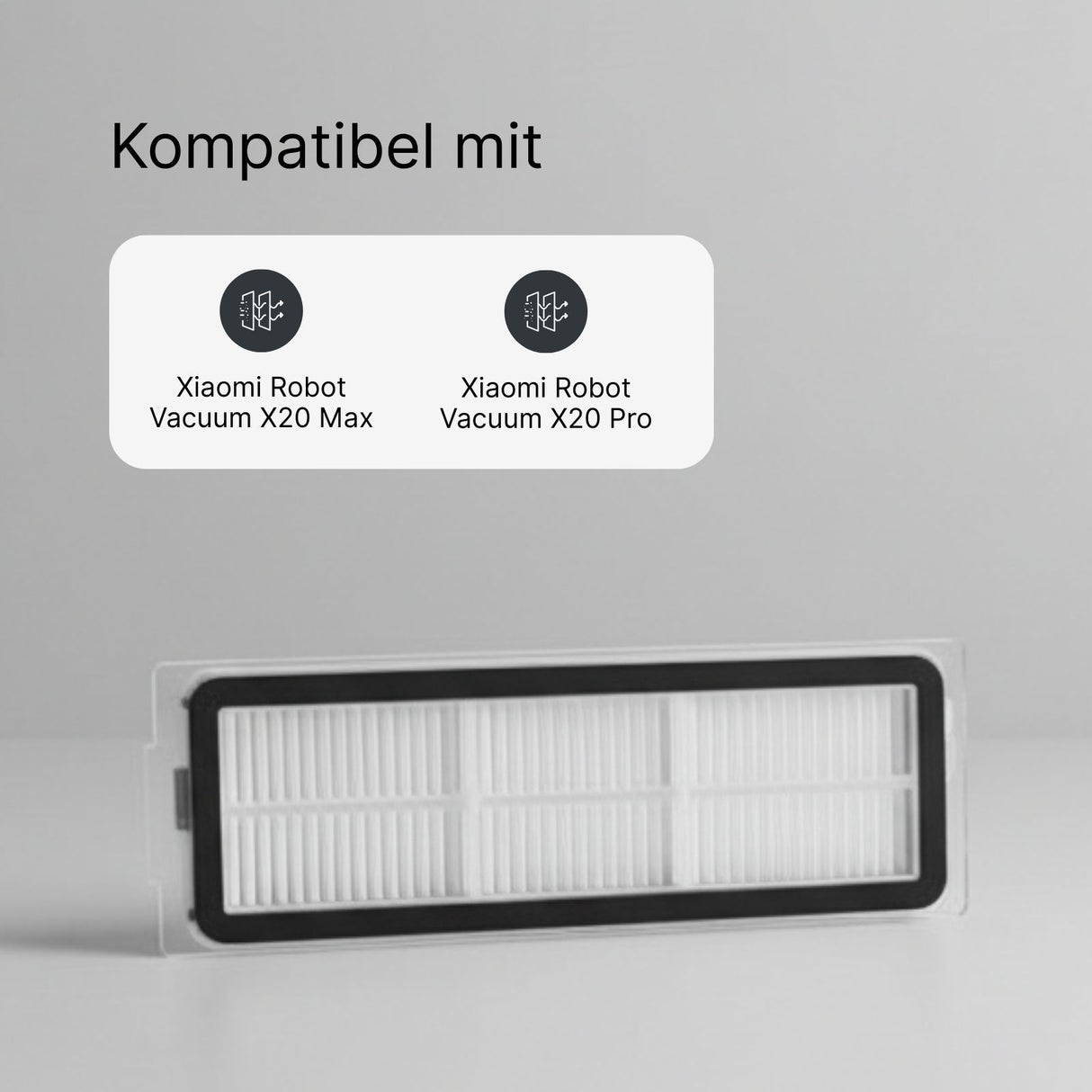 Alternativer HEPA-Filter für Xiaomi Robot Vacuum X20 Max X20 Pro