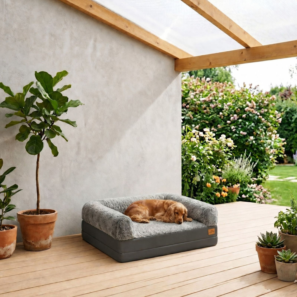 2in1 Hundebett Hundesofa Hundekissen Haustierbett Hundematratze