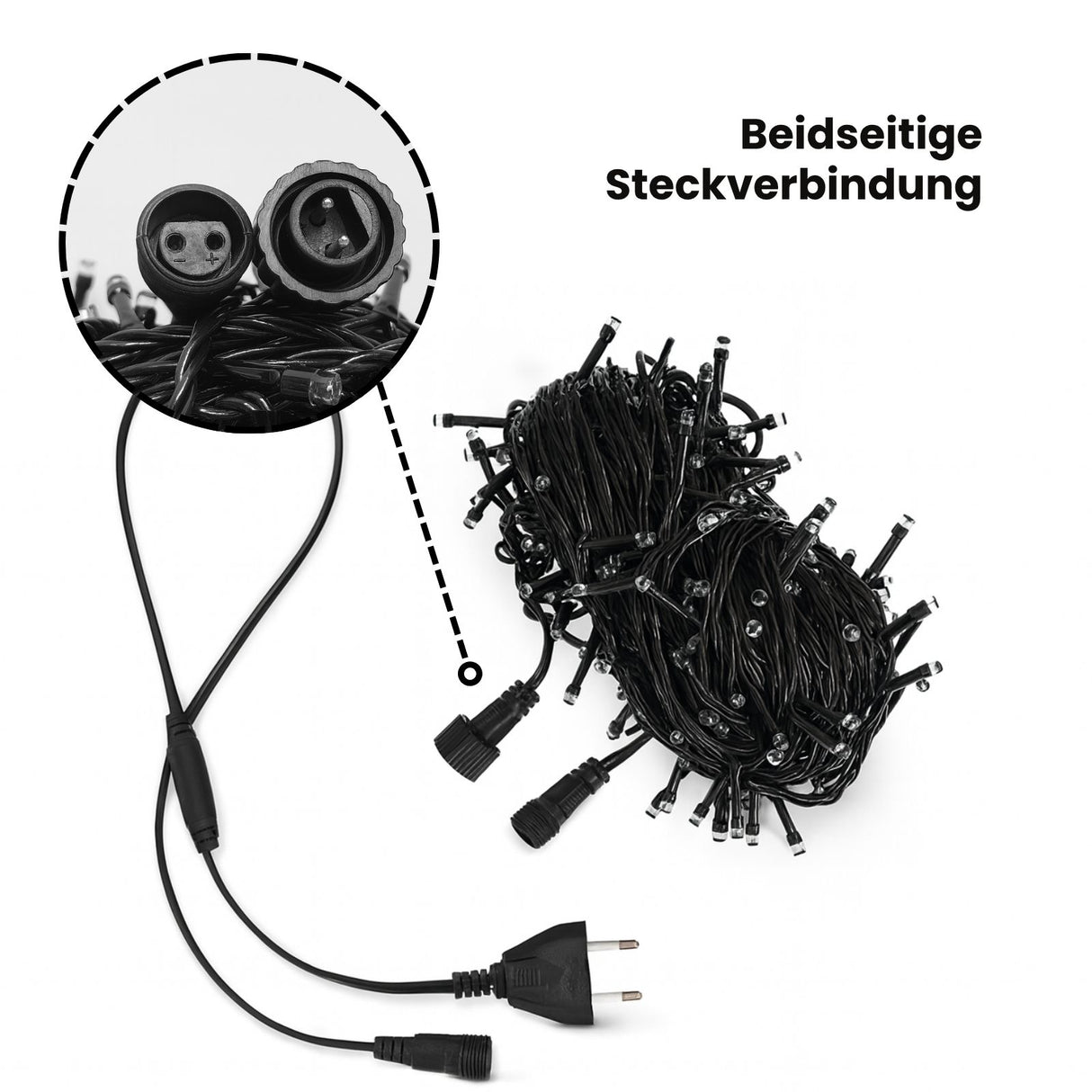 LED-Gartenbeleuchtung 97m Gartenleuchte Outdoor-Dekoleuchte