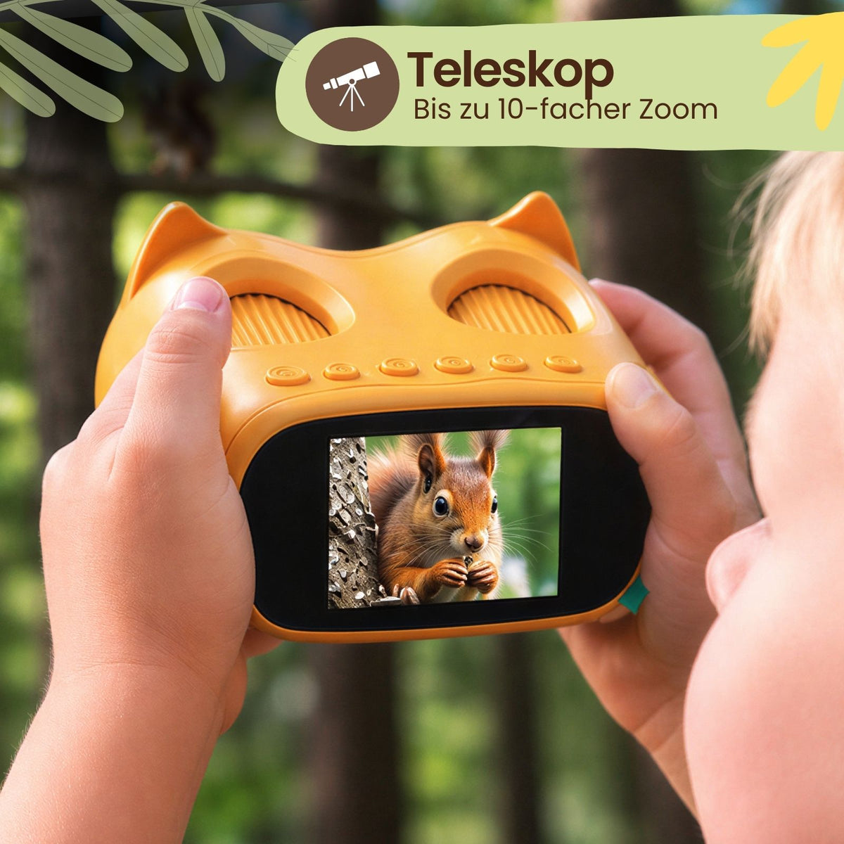 2-in-1 Kindermikroskop und -teleskop Handmikroskop Digitalmikroskop
