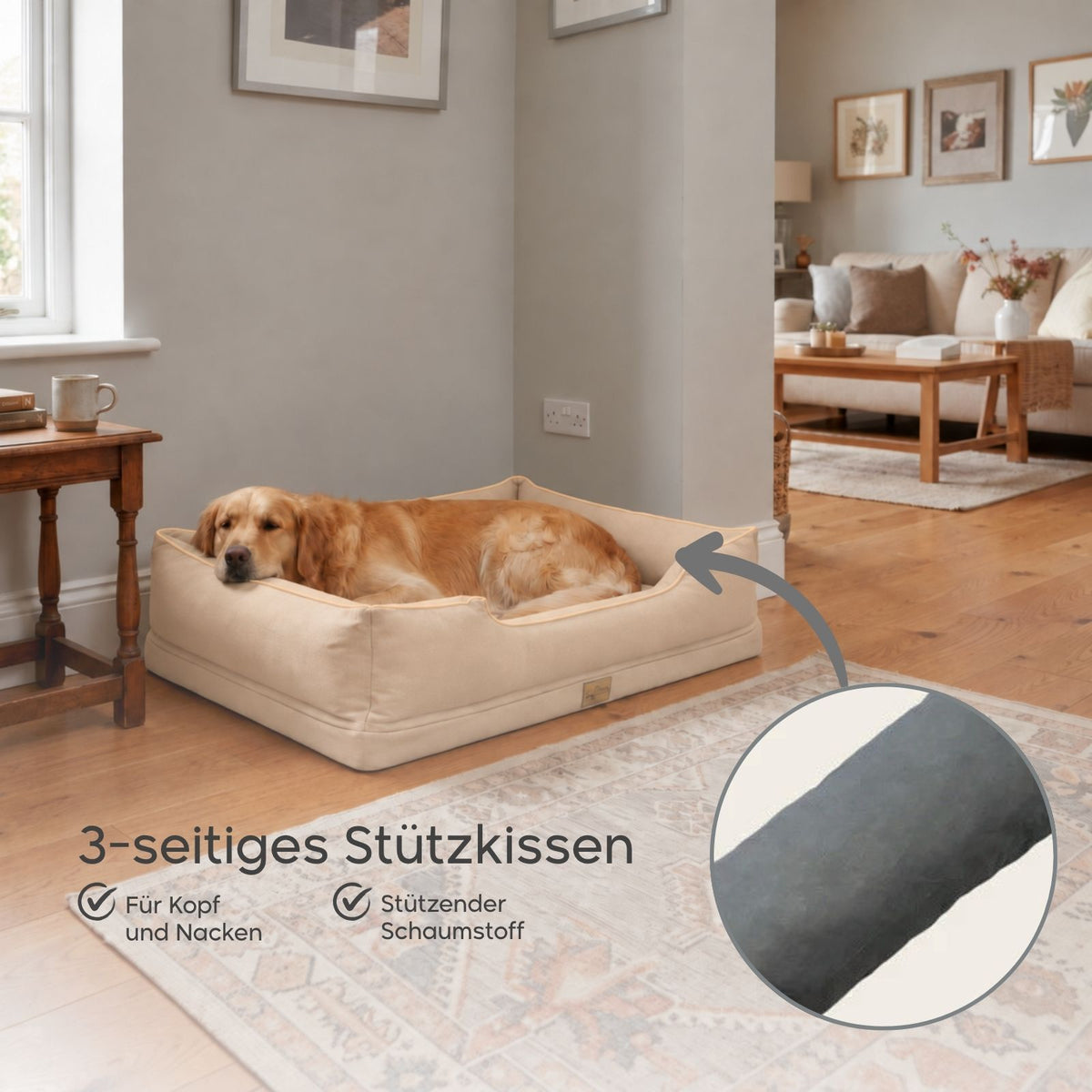 Haustierbett Grösse XXL Schlafplatz Kuschelbett Liegeplatz Hundebett