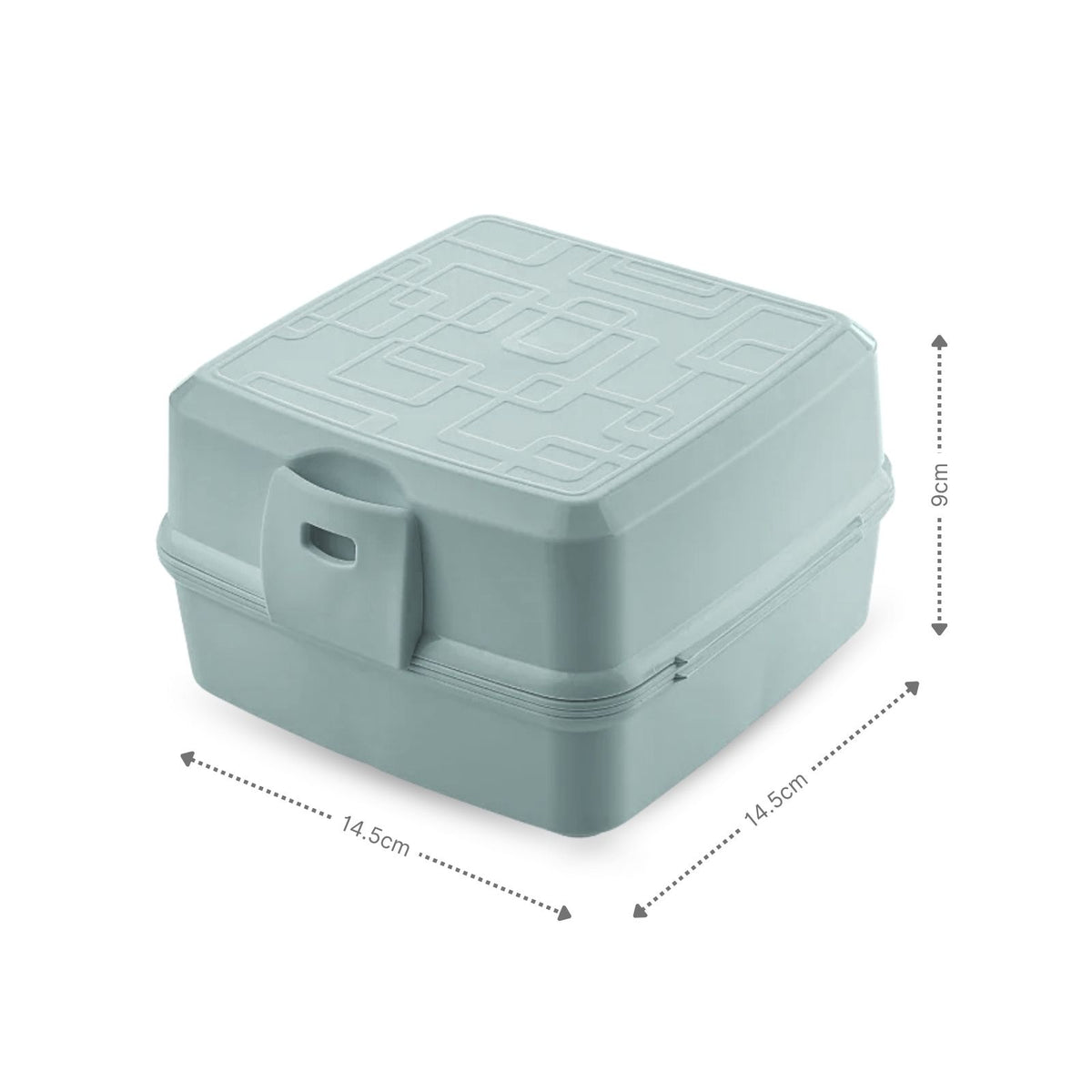 Brotdose mit Besteck Meal-Prep-Box Snackbehälter Znünibox Lunchbox