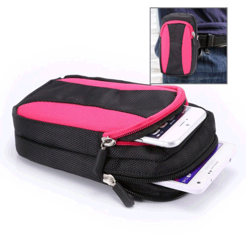 Reise Gürteltasche Bauchtasche für Smartphones Geldkarten Pink