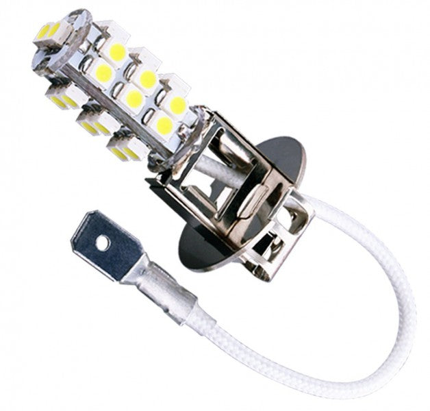 1x H3 26 SMD LED 12V Nebelscheinwerfer - XENON Weiss