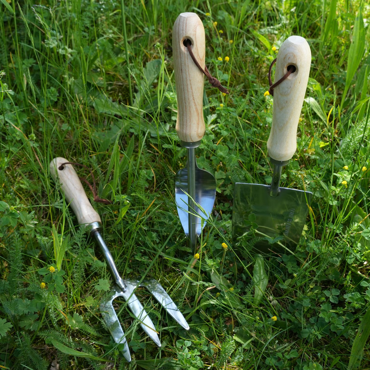 Gartenwerkzeug-Set 3-teilig Gartenschaufel Blumengabel Jäter