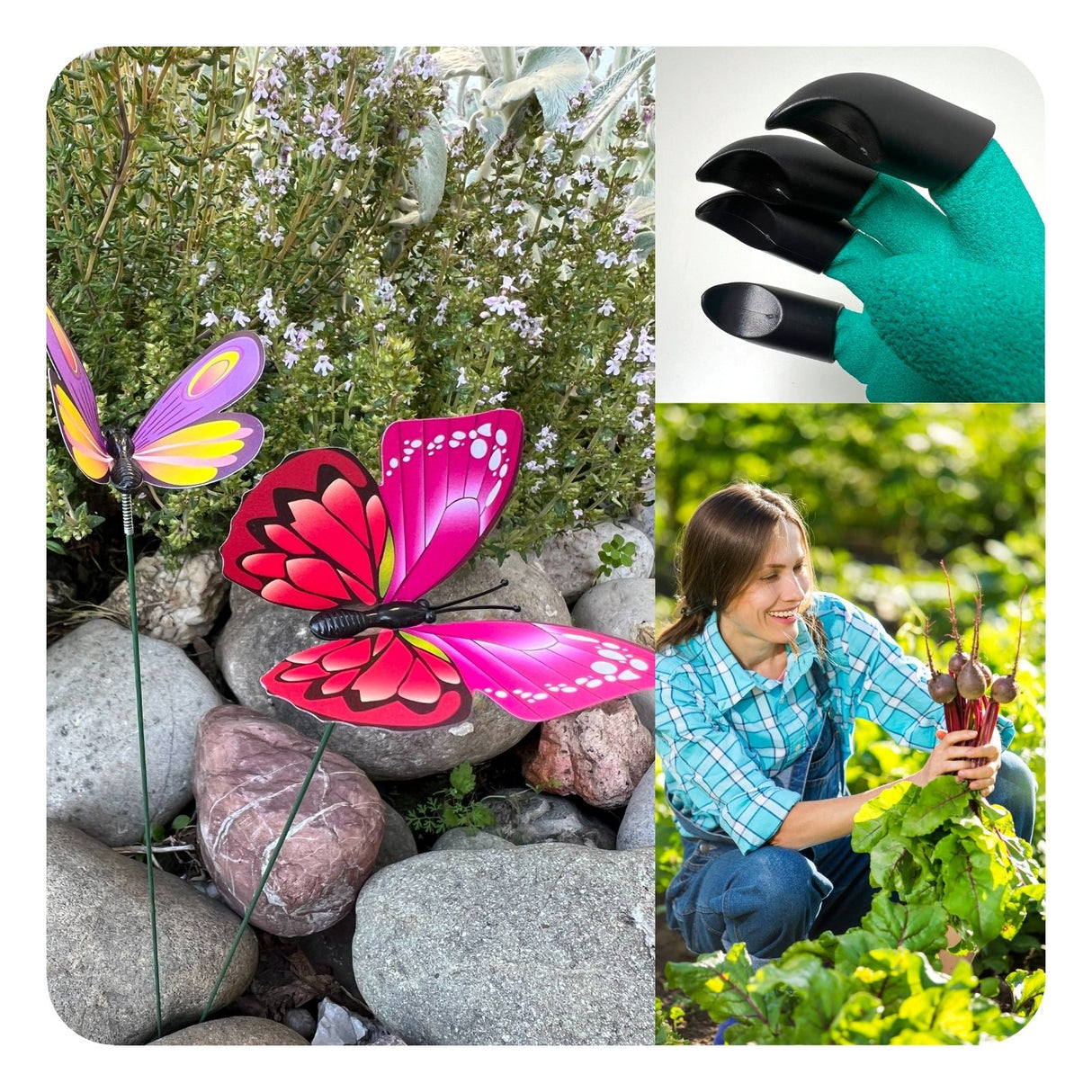 Gartenwerkzeug-Set 41-teilig mit Tasche Gartenpflege Gartengeräte