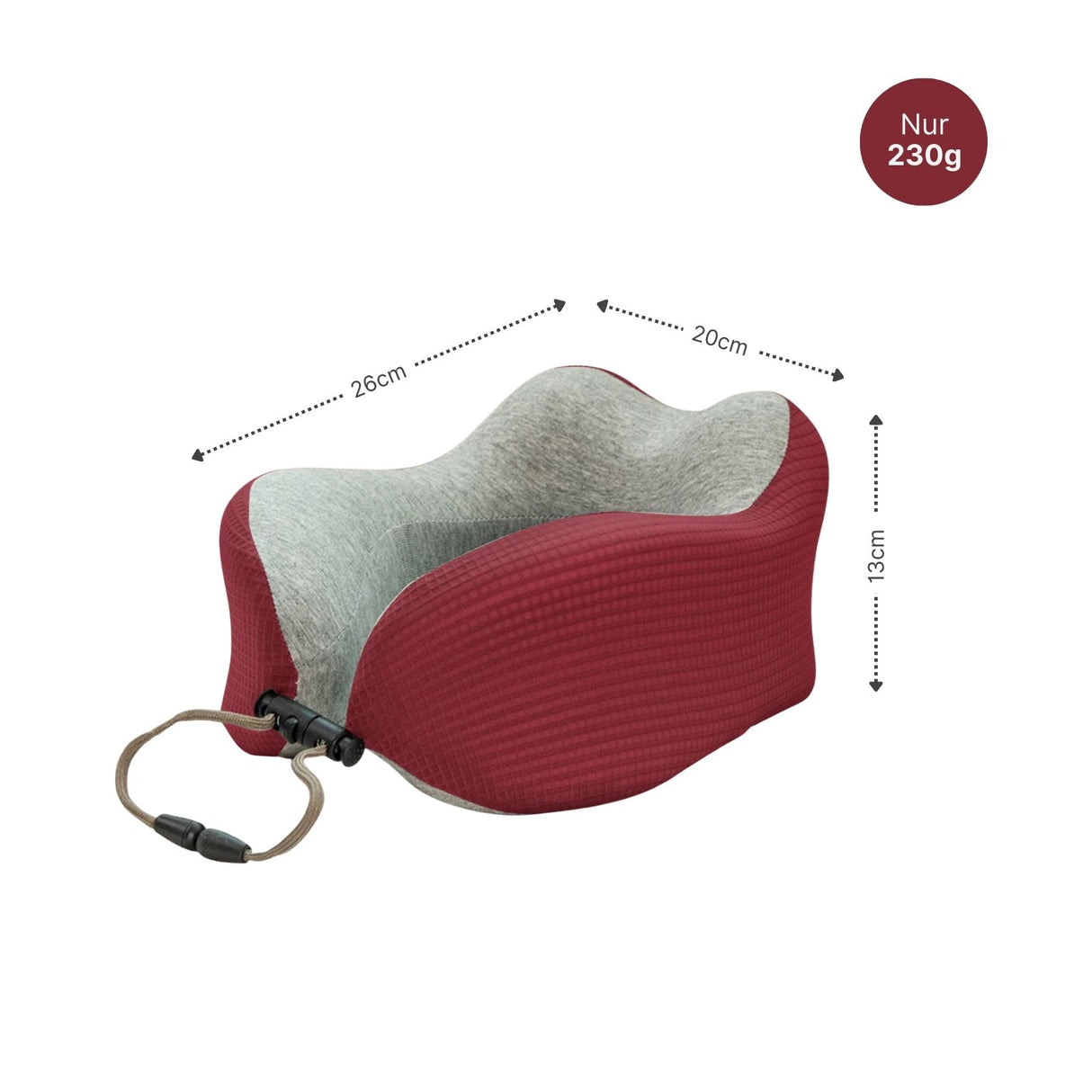 Nackenkissen Reisekissen Flugzeug Nackenhörnchen Memory Foam