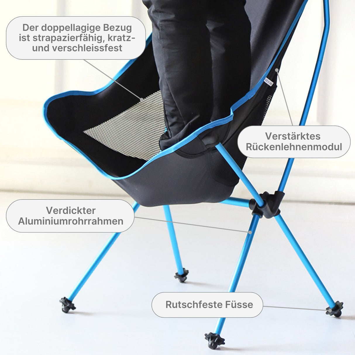 Campingstuhl Strandstuhl Outdoor-Stuhl Klappstuhl