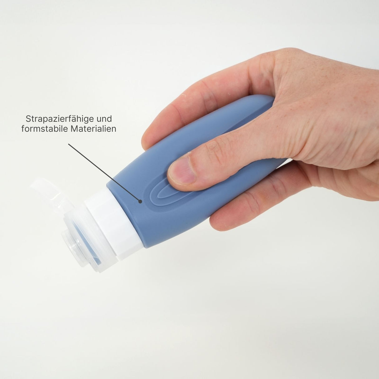 4er Set Shampoo-Behälter Squeeze-Flasche Reiseflaschen Silikonbehälter Quetschflasche