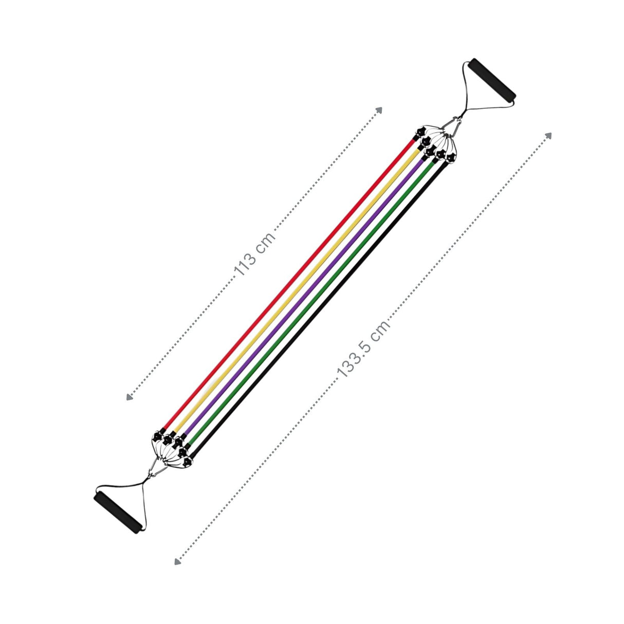 11-tlg. Set Resistance-Band Fitnessband Trainingsband Widerstandsband