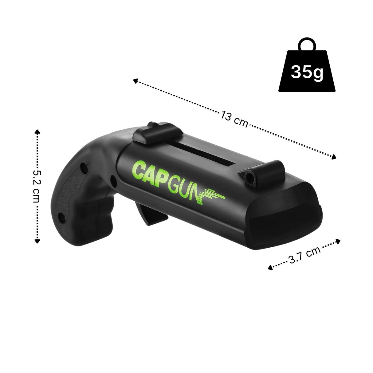 Cap-Gun-Bierflaschenöffner mit Kronkorken-Schleuder Flaschenöffner Kapselheber