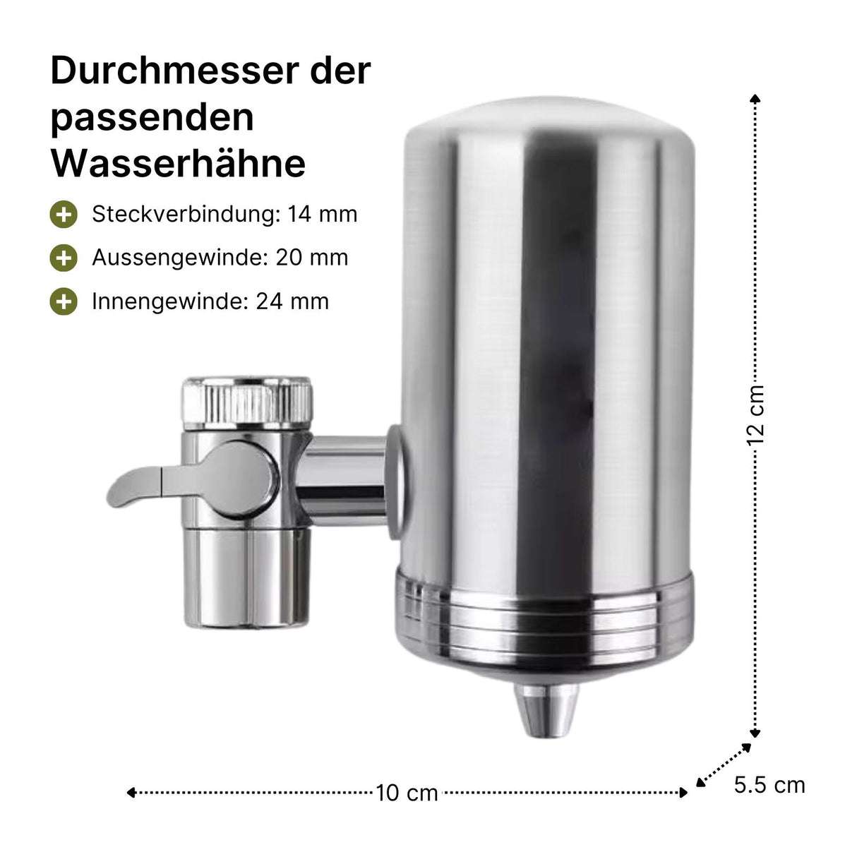 Wasserhahnfilter Küchenarmatur-Wasserfilter Leitungswasser-Reiniger