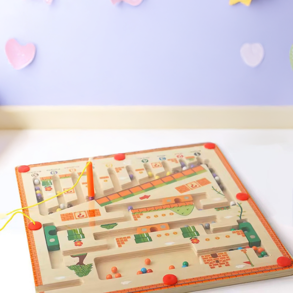 Magnetisches Labyrinth Magnetlabyrinth Magnetspiel Videospielwelt