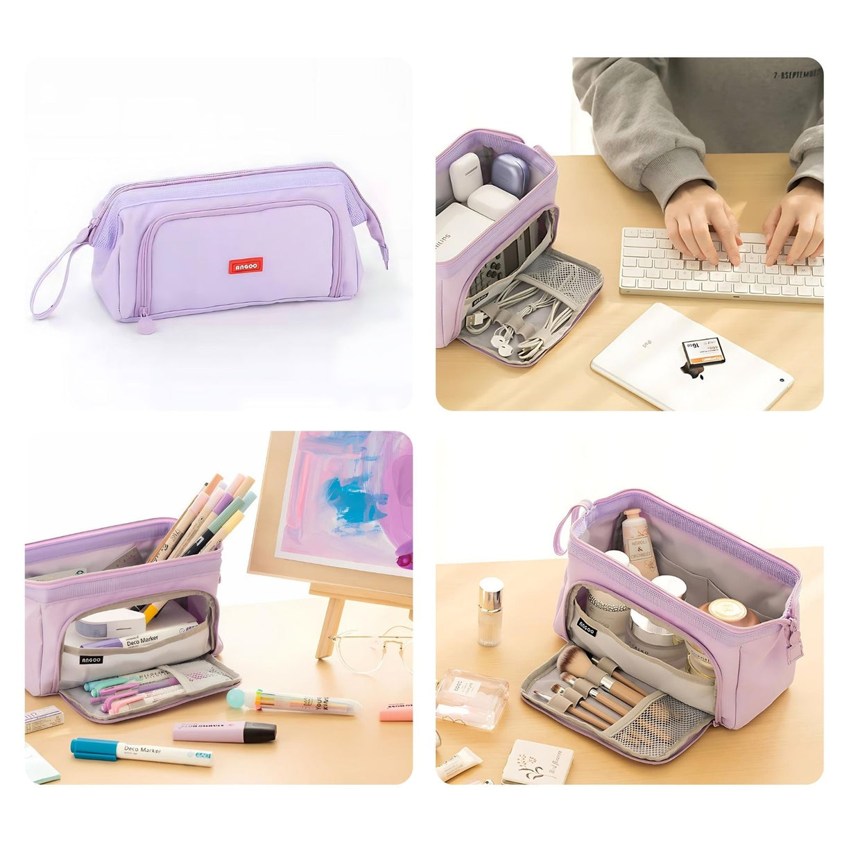 Grosse Federtasche Federmappe Schlamperetui Stiftetasche Schreibetui