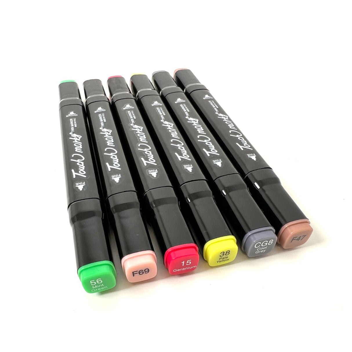 262-tlg. Set Dual Marker Doppelspitz-Filzstifte Doppelseitige Stifte Twin Marker