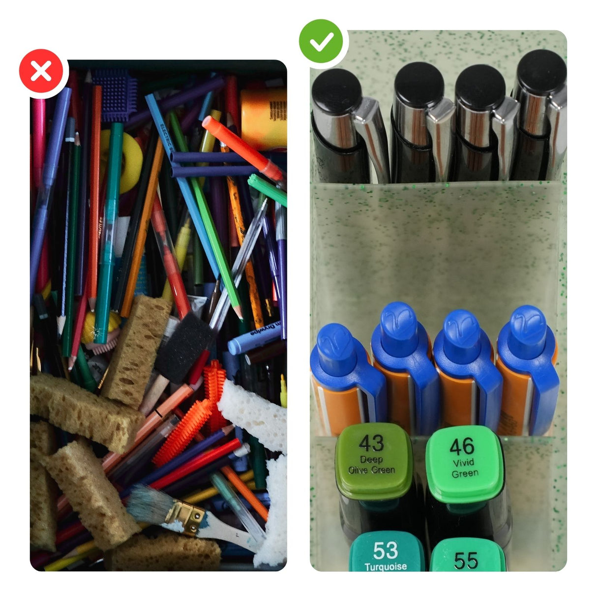 Pen Desk-Organizer Stiftebox Bürotisch-Stifthalter Schreibtisch-Organizer Stiftaufbewahrung