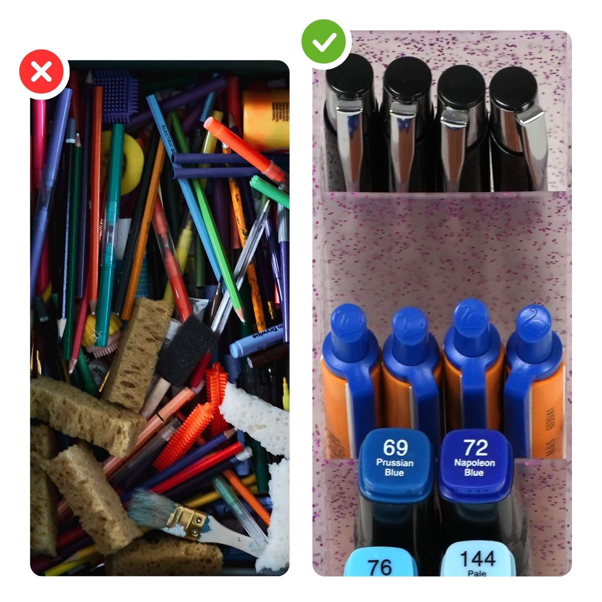 Stiftaufbewahrung Schreibtisch-Organizer Pen Desk-Organizer Stiftebox Bürotisch-Stifthalter