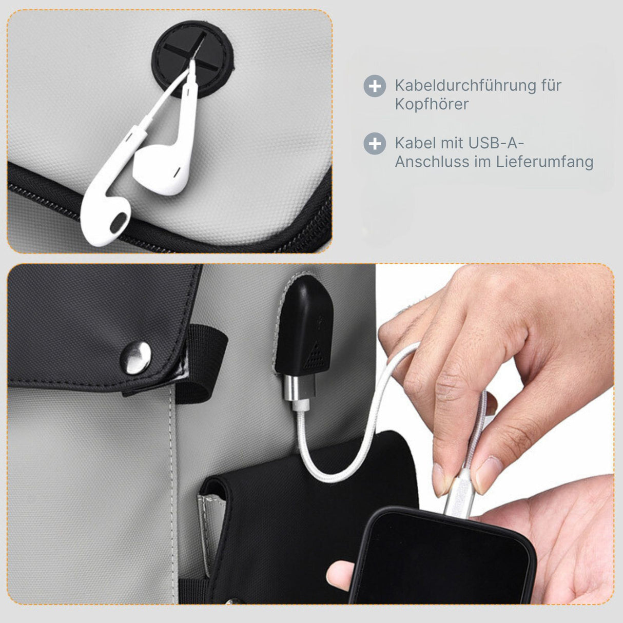 Laptop-Rucksack Business-Rucksack Reiserucksack Tagesrucksack