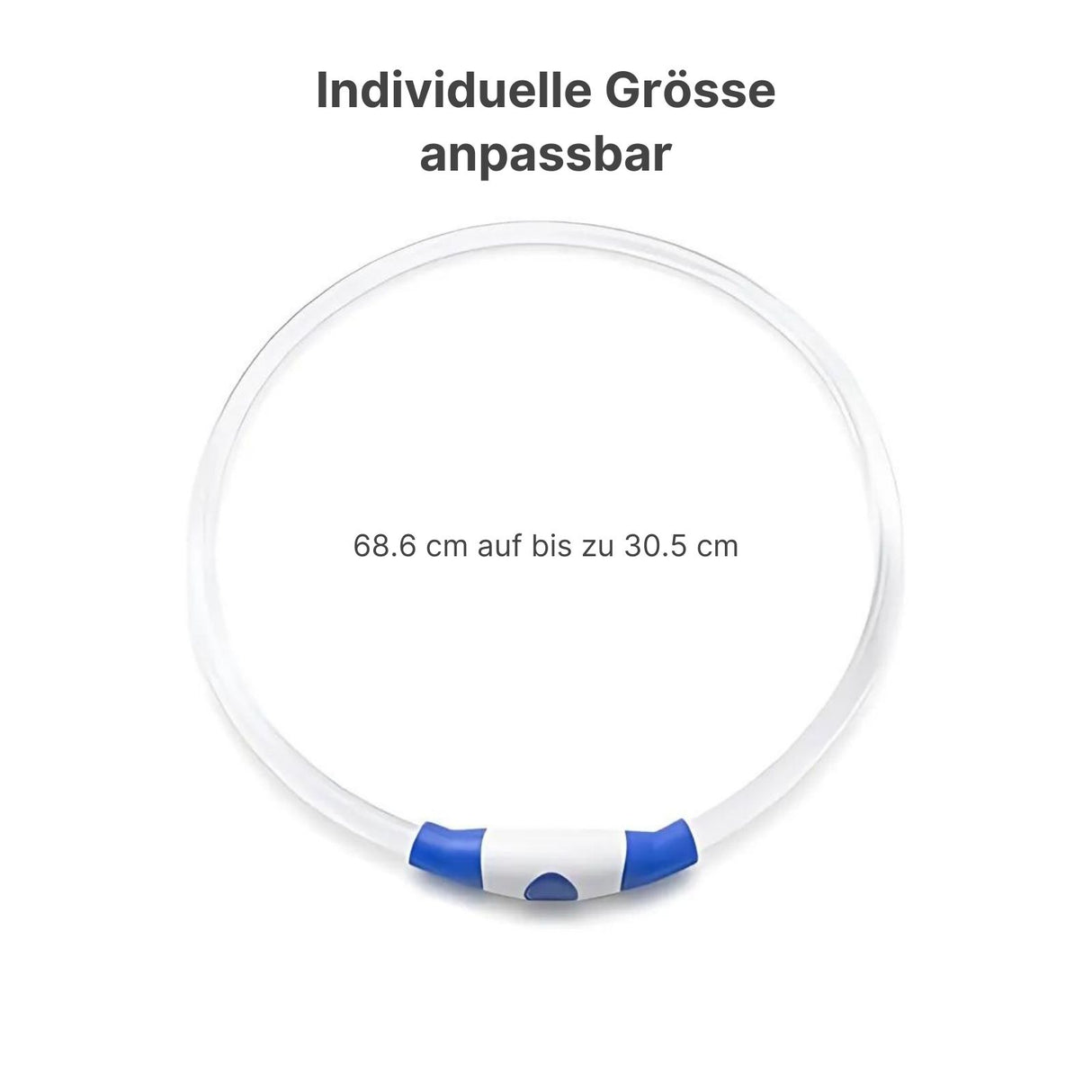 LED-Sicherheits-Hundehalsband Hundehalsband Leuchthalsband Schlauchhalsband