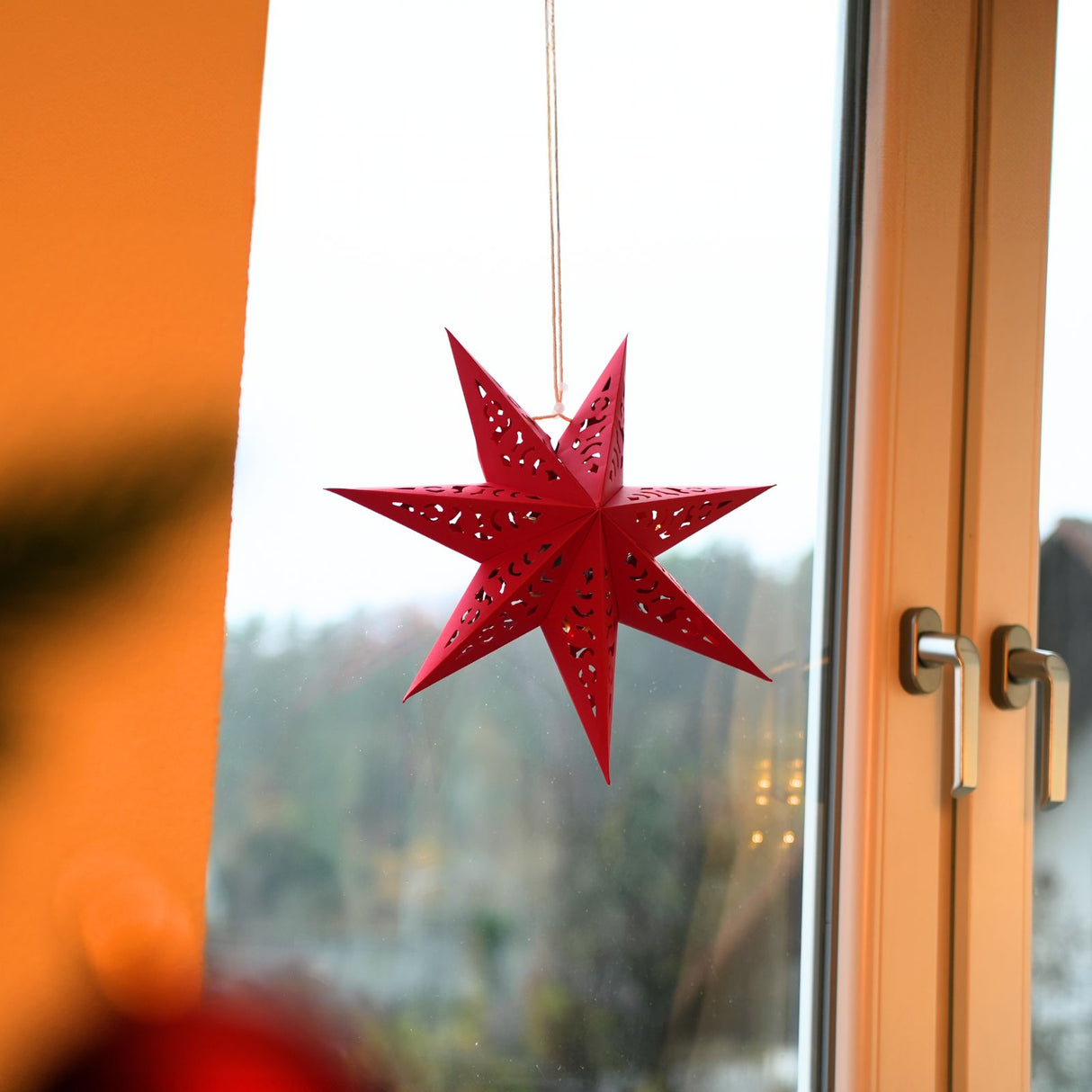 LED Faltstern Weihnachtsstern Leuchtstern Hanging Star Laterne Beleuchtung