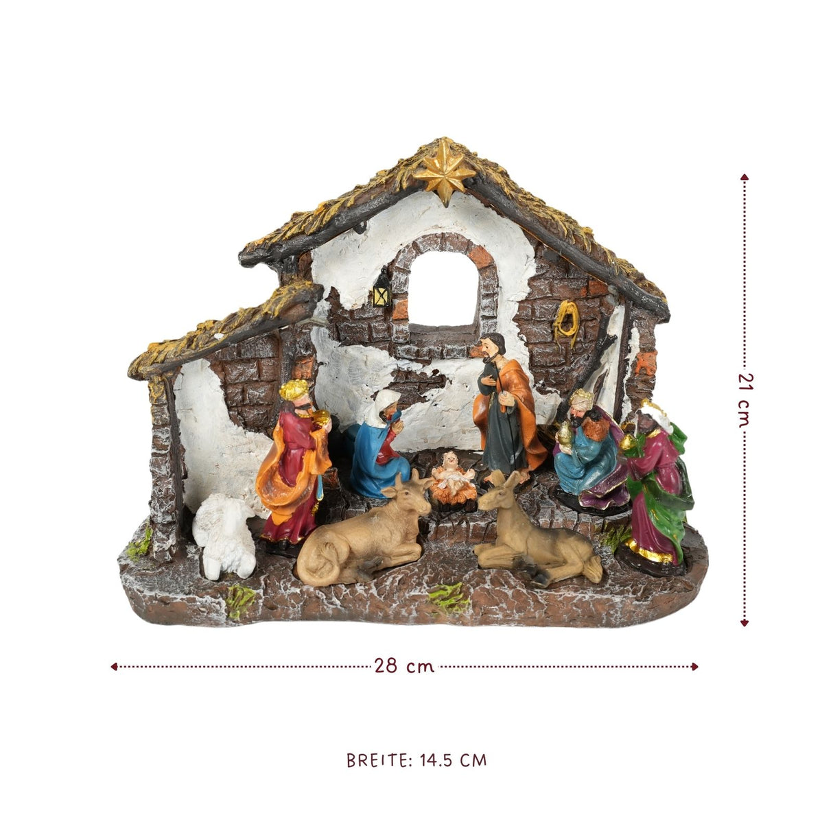 Weihnachtskrippe Weihnachtsstall Krippe Weihnachtsdekoration Krippenszene