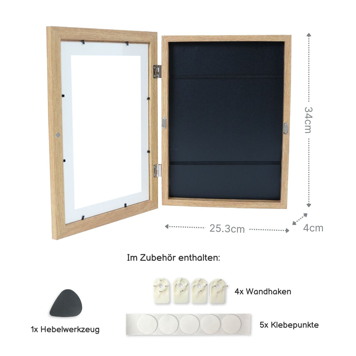 Wandrahmen Flip Fotorahmen Bilderrahmen A4 Kunstrahmen Bildhalter