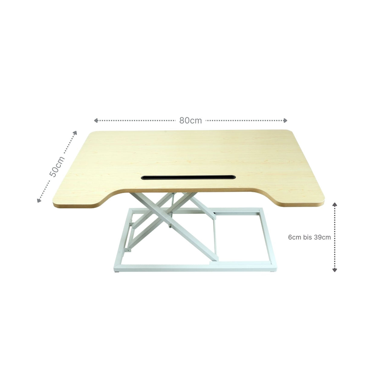 Notebook Schreibtisch pneumatischer Aufsatz Hubtisch Office Desk Bürotisch Arbeitstisch