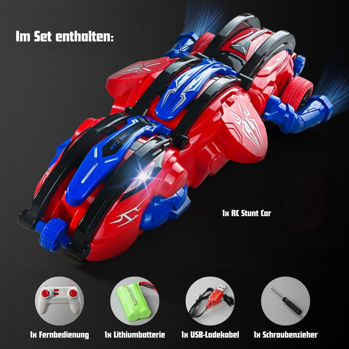 Spielzeugauto Ferngesteuertes Auto RC Stunt Car Stunt-Auto Rennauto