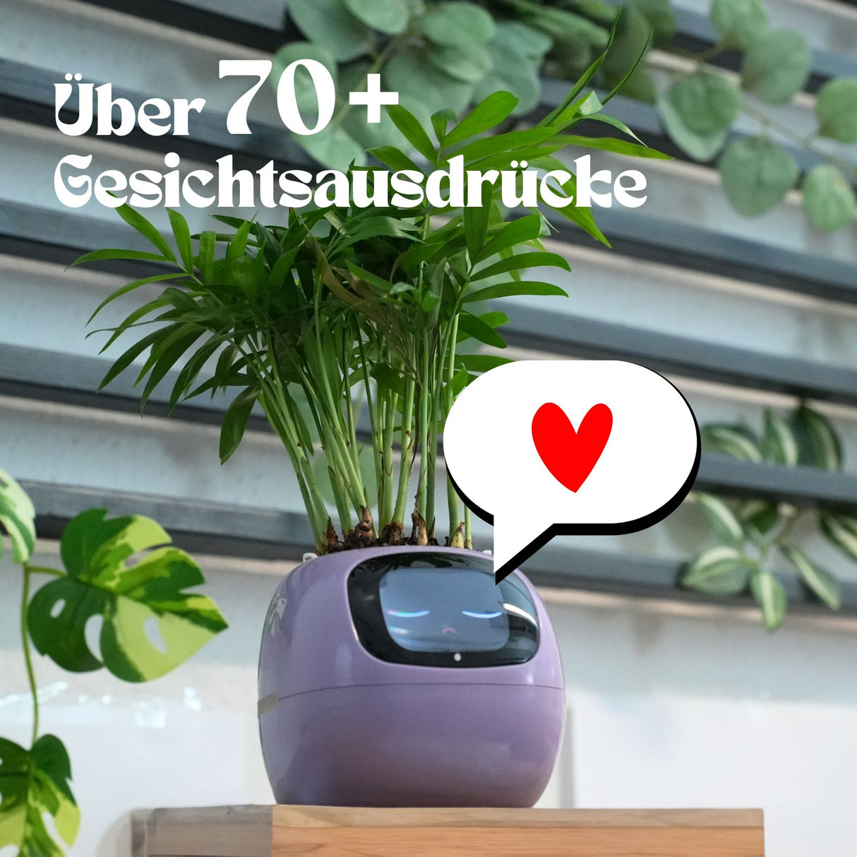 Ivy Smart Planter Smarter Blumentopf Elektronischer Blumentopf Smart Plant Pot USB-Pflanzenübertopf