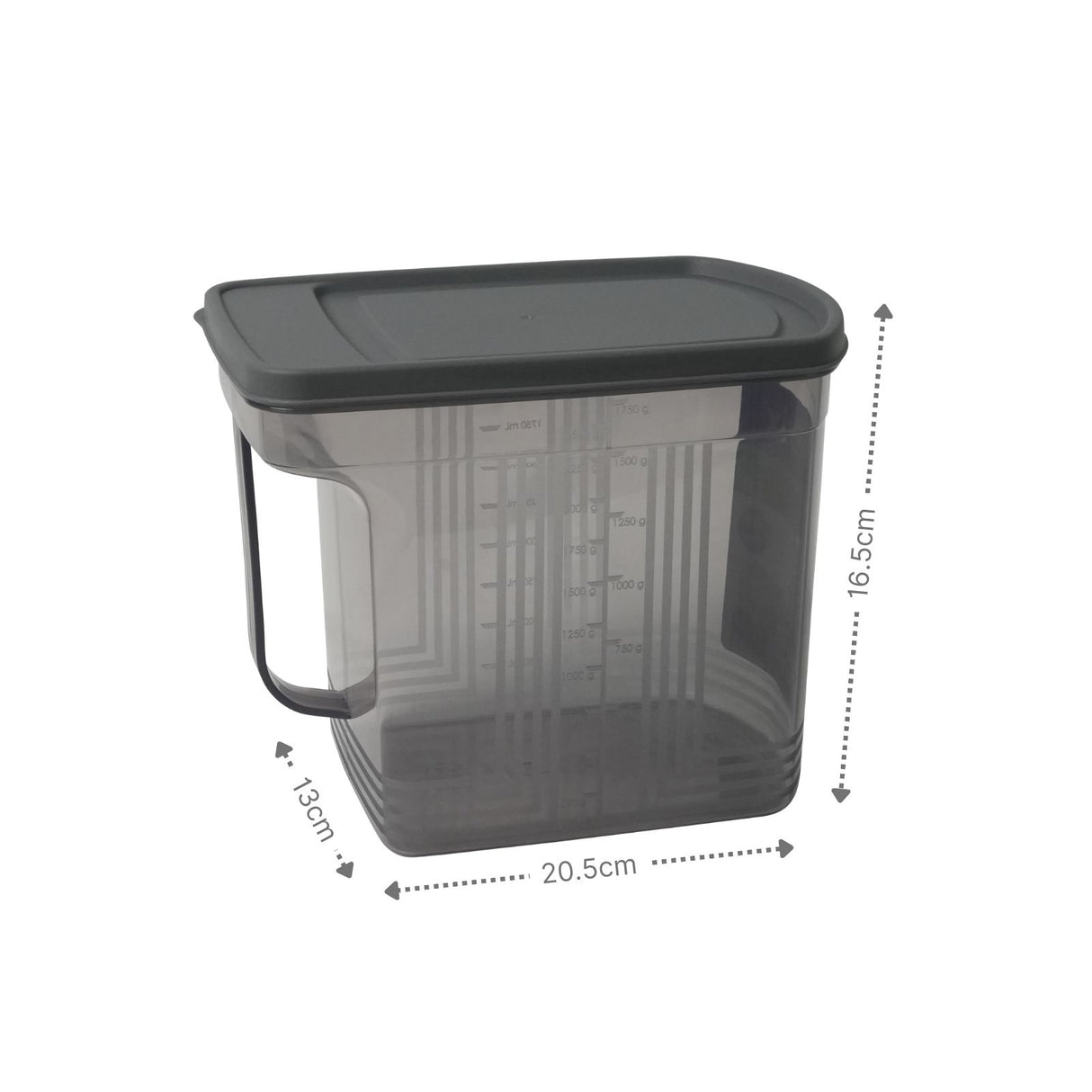 Schüttdose mit Griff Vorratsbehälter Vorratsdose Küchenbehälter