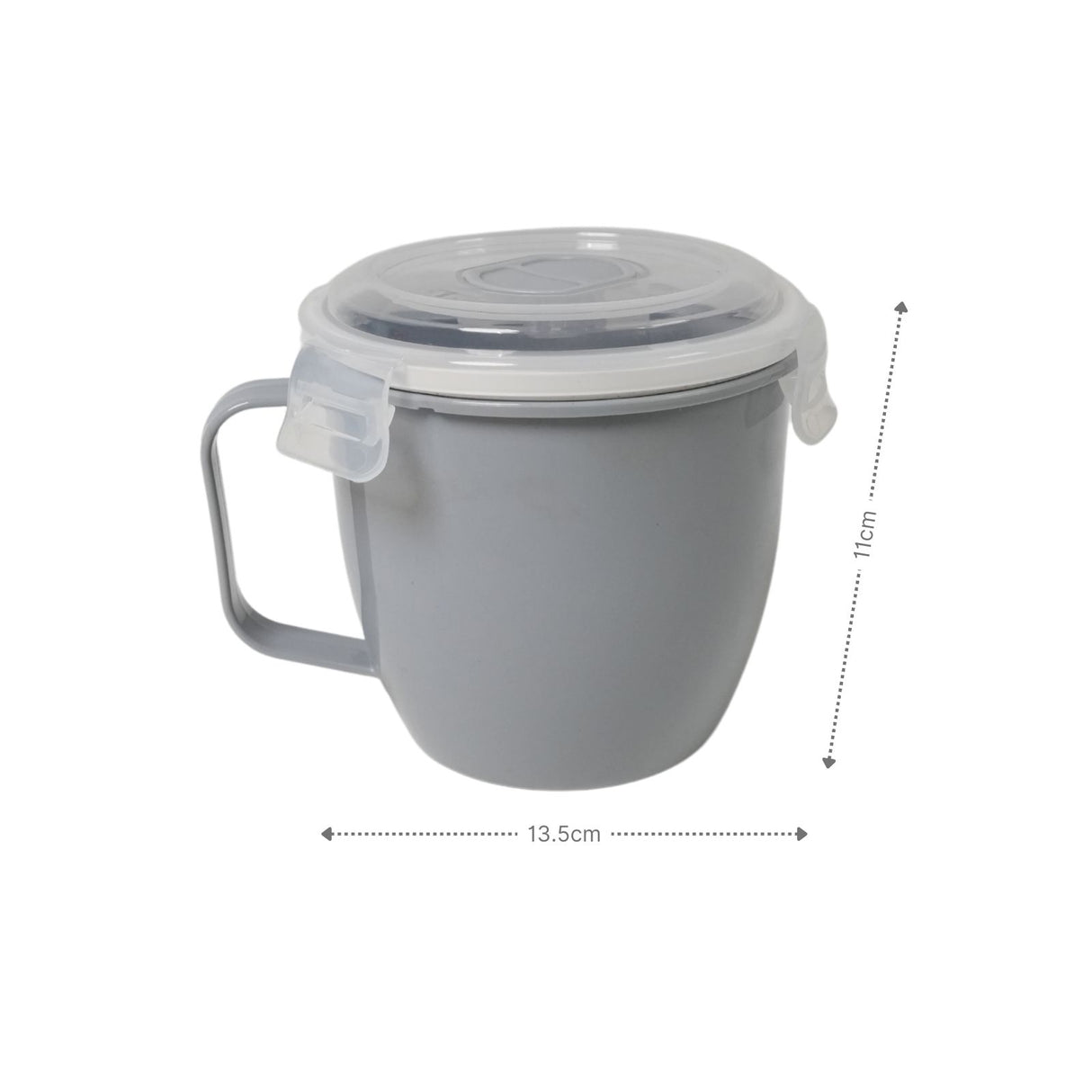 Mikrowellen-Tasse mit Henkel Mikrowellen-Becher Suppen-Mug Lunchbecher