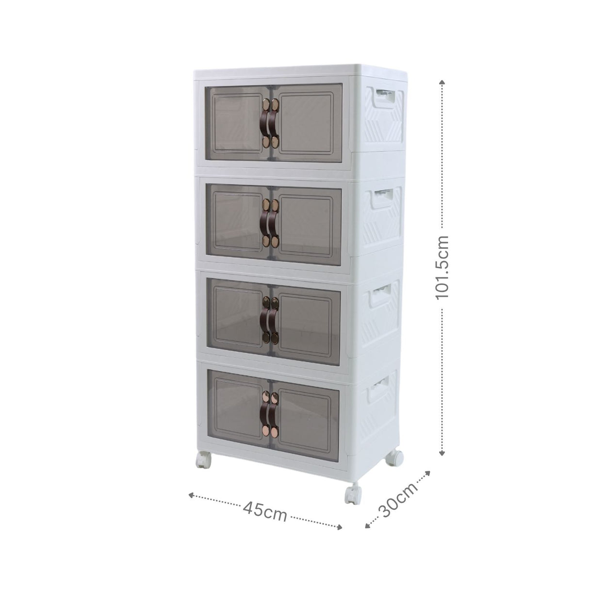 Modul-Set 45 Vorratsschrank Faltbox 1 Basis 3 Erweiterungen