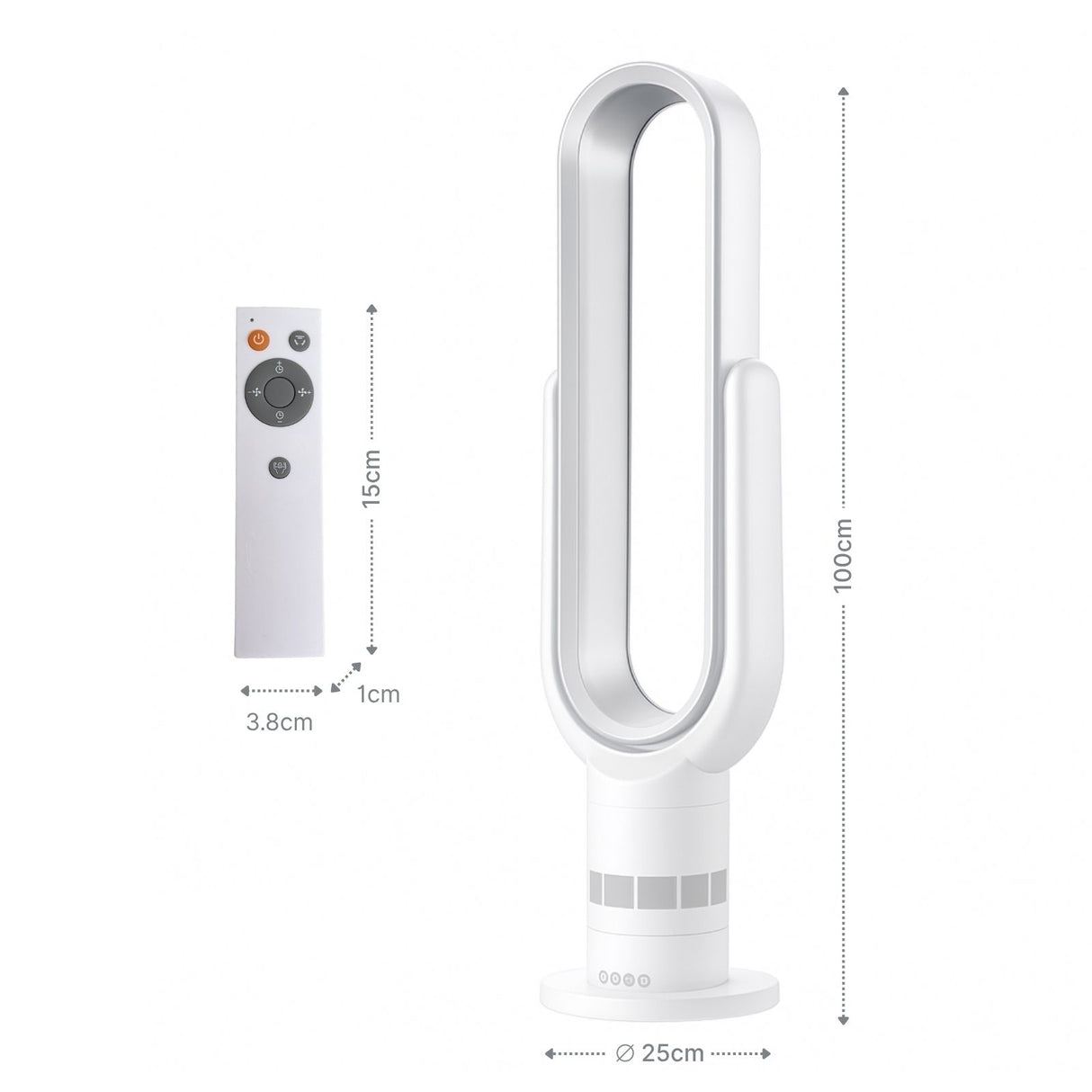 Rotierender Turmventilator Standventilator Säulenventilator Ventilator