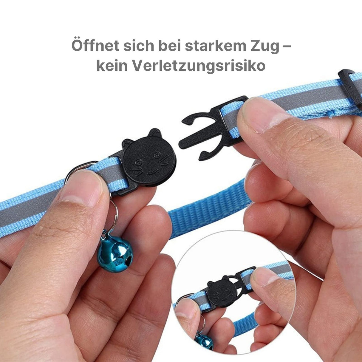 Katzenhalsband mit Airtag-Halterung Halsband Hundehalsband