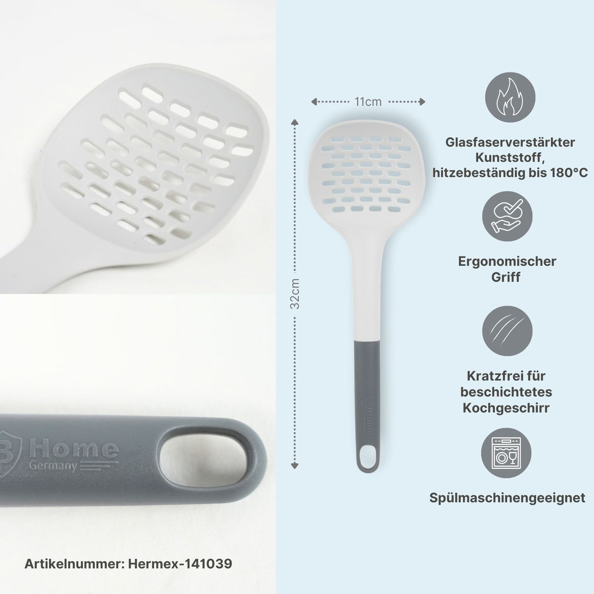 6-tlg. Kochlöffel-Set Küchenzubehör Kochbesteck Küchenwerkzeug