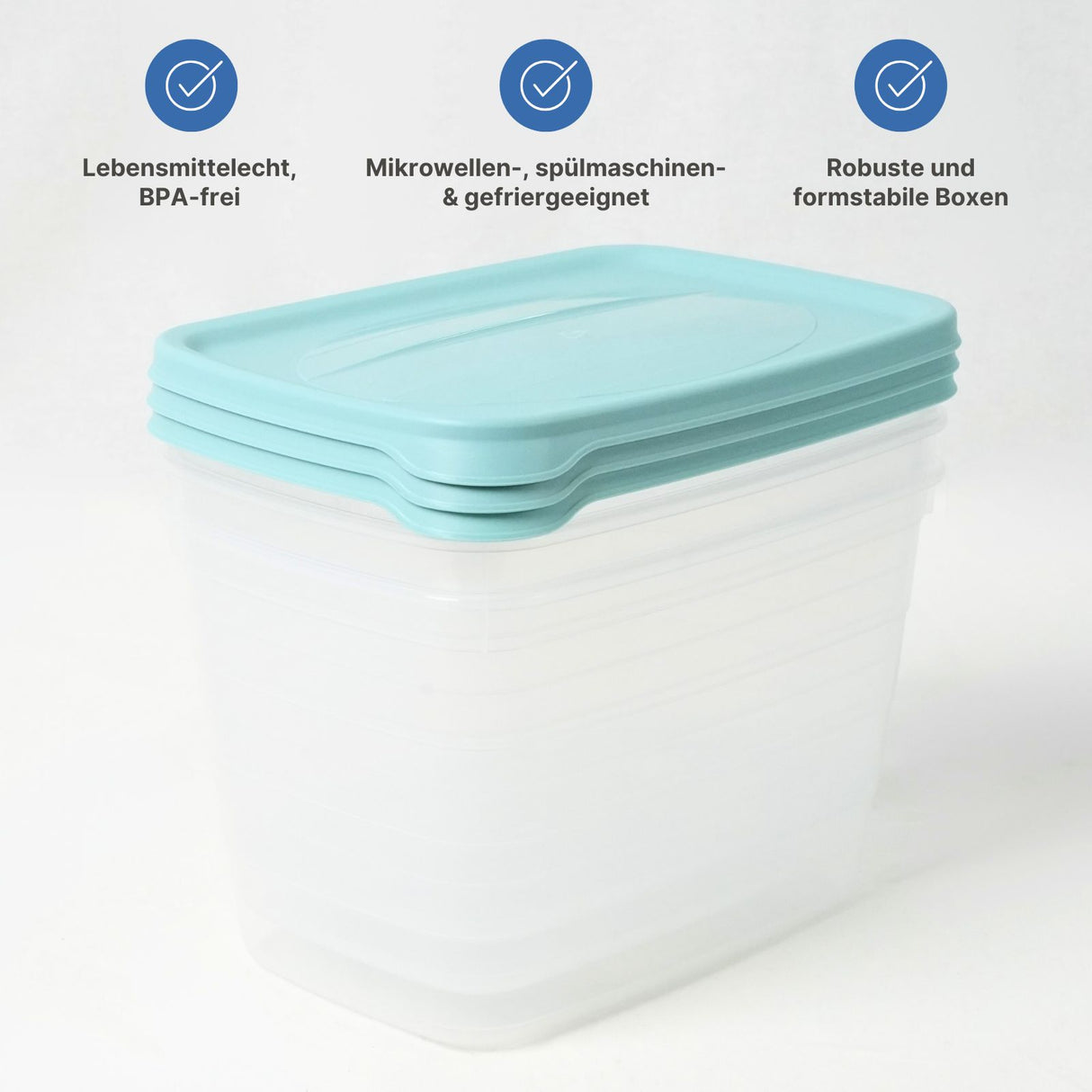 28-tlg. Frischhaltedosen-Set Meal-Prep-Dosen Vorratsdosen Gefrierdosen