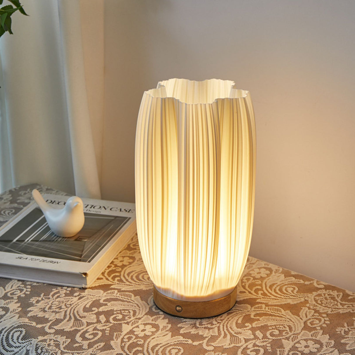 LED-Dekoleuchte Tischleuchte Tischlampe Blumenvase Deko-Vase 3D-Vase