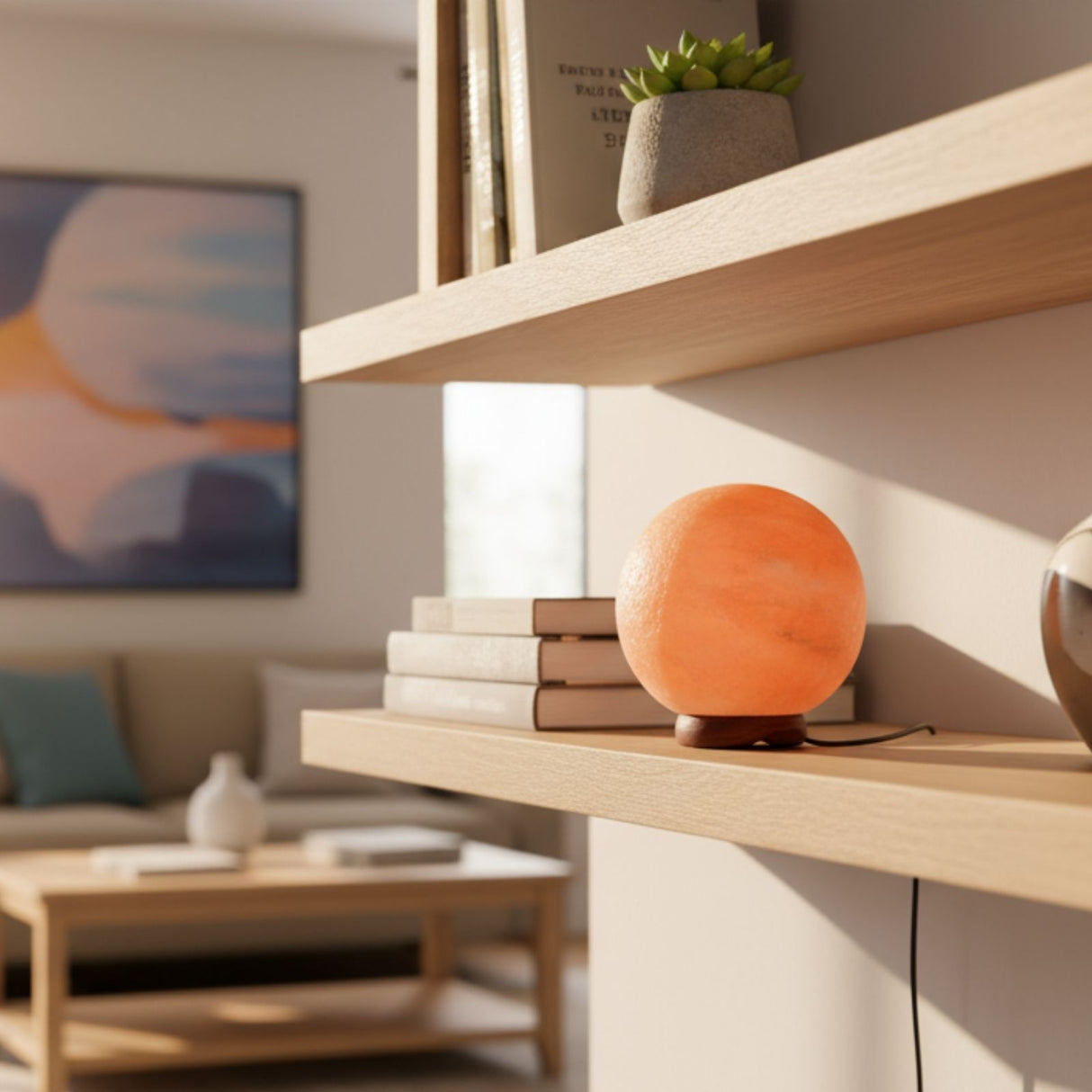 Himalaya-Salzlampe Salzkristalllampe Dekotischlampe Kristallsalzleuchte