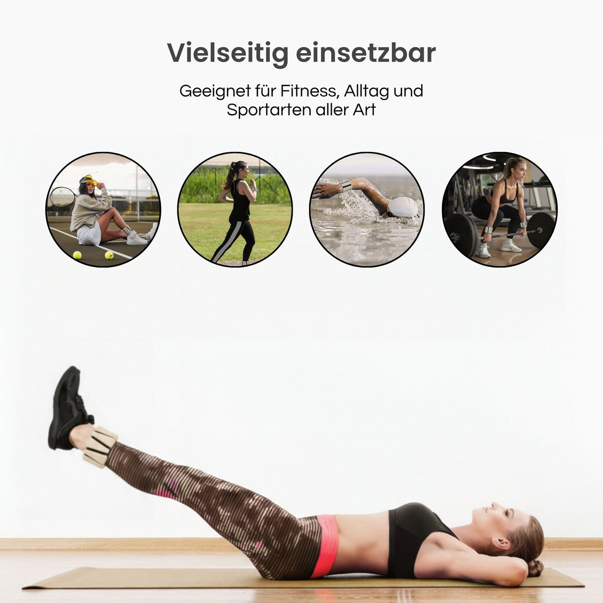 2er-Set Gewichtsmanschetten Handgelenkgewichte Gewichtsarmband