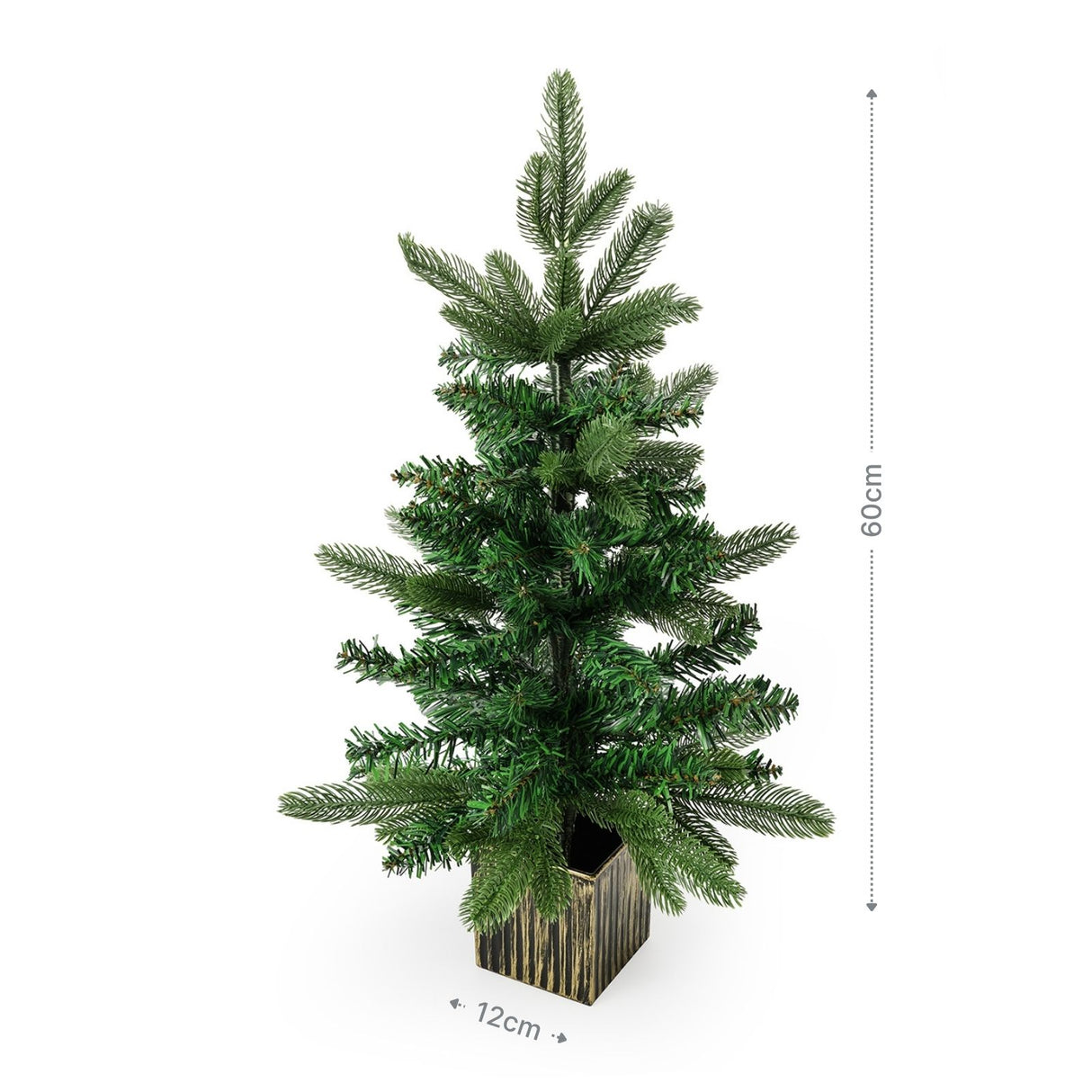 Weihnachtsbaum 60cm mit Topf Kunsttannenbaum Tisch-Christbaum