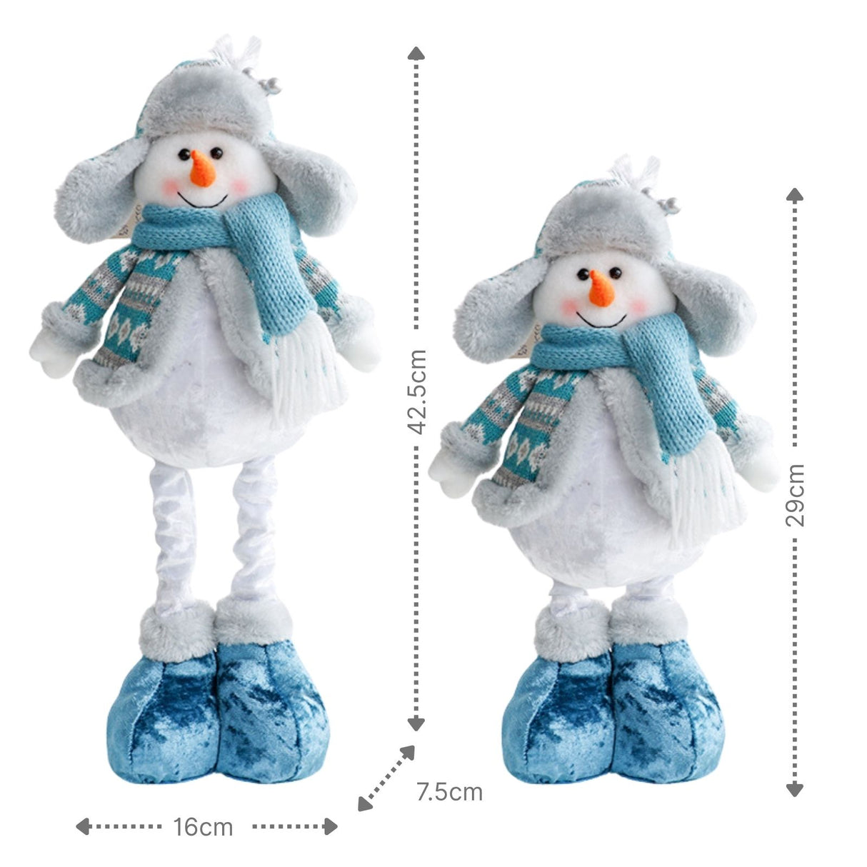 Deko-Schneemann Schneemannfigur Stehfigur Schneemann Dekofigur Winter