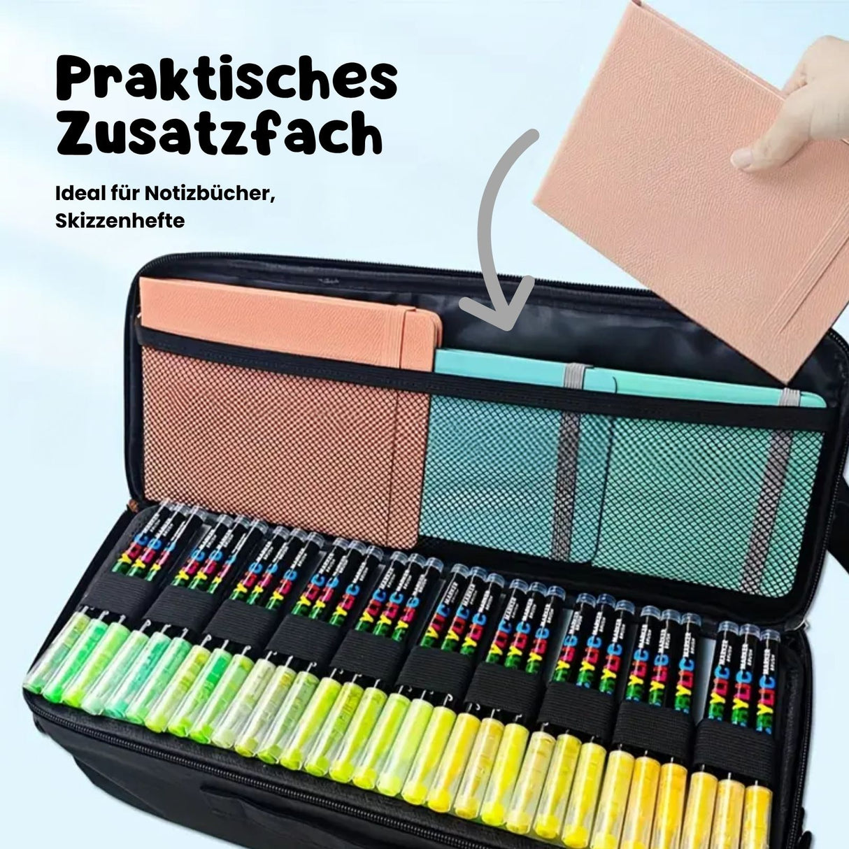 240-tlg. Set Acrylmarker Acryl Brush Marker Arcrylstifte Pinselstifte
