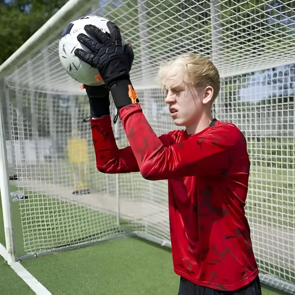 Trikot Red Camou Protection Torwarttrikot Gr. 152 Fussball Shirt