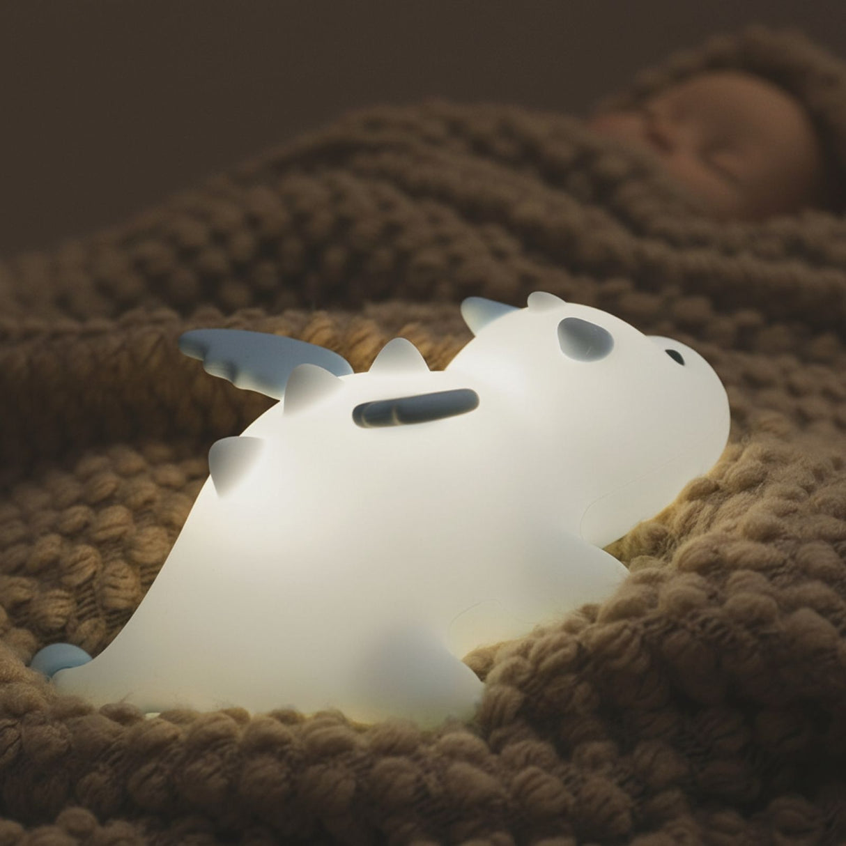 LED-Drachen-Nachtlicht Kinder-Nachttischlampe Tierlicht Tischleuchte